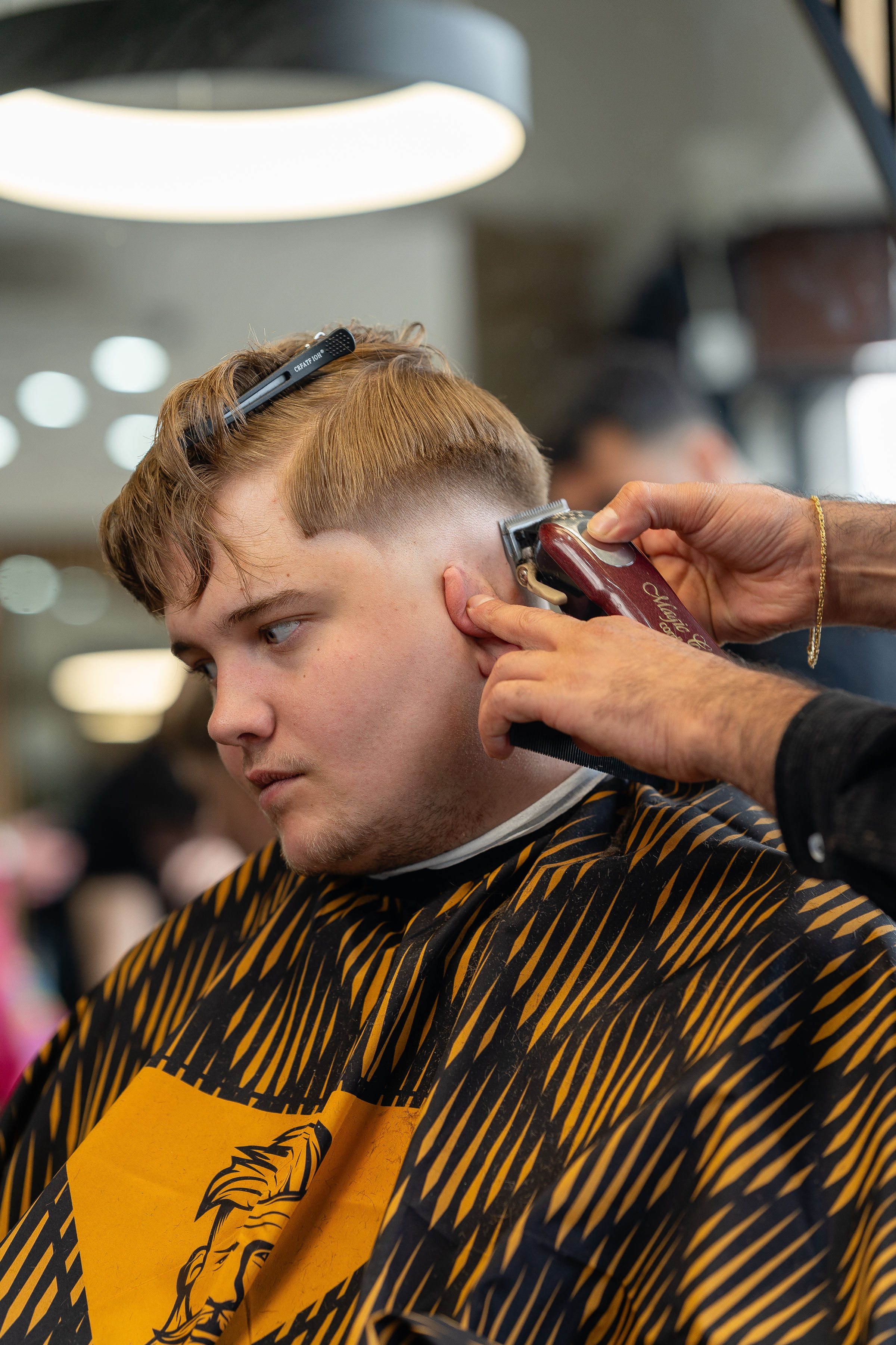 Haarschnitt im Salon
