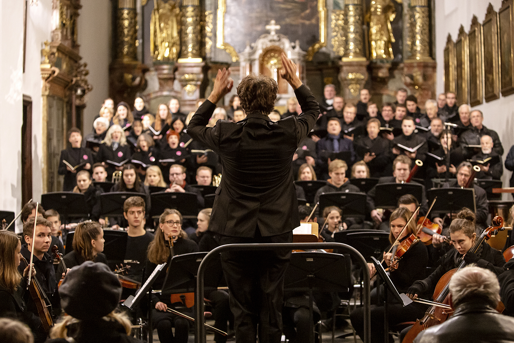 Brahms Ein deutsches Requiem with choir and the Symphony Orchestra of the Johann Joseph Fux Konservatorium, Voices of Spirit 2018, Graz