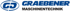 Logo von GRAEBENER MASCHINENTECHNIK mit blauen Buchstaben und einem umrandeten "GD"-Monogramm.