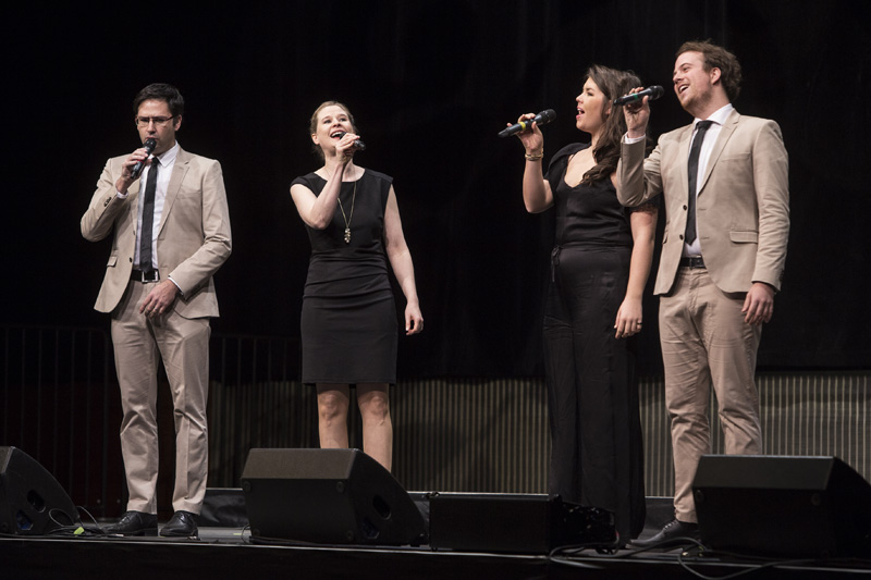 Vocal ensemble e nine o four at the Pure Voices matinee, Voices of Spirit 2014, Graz