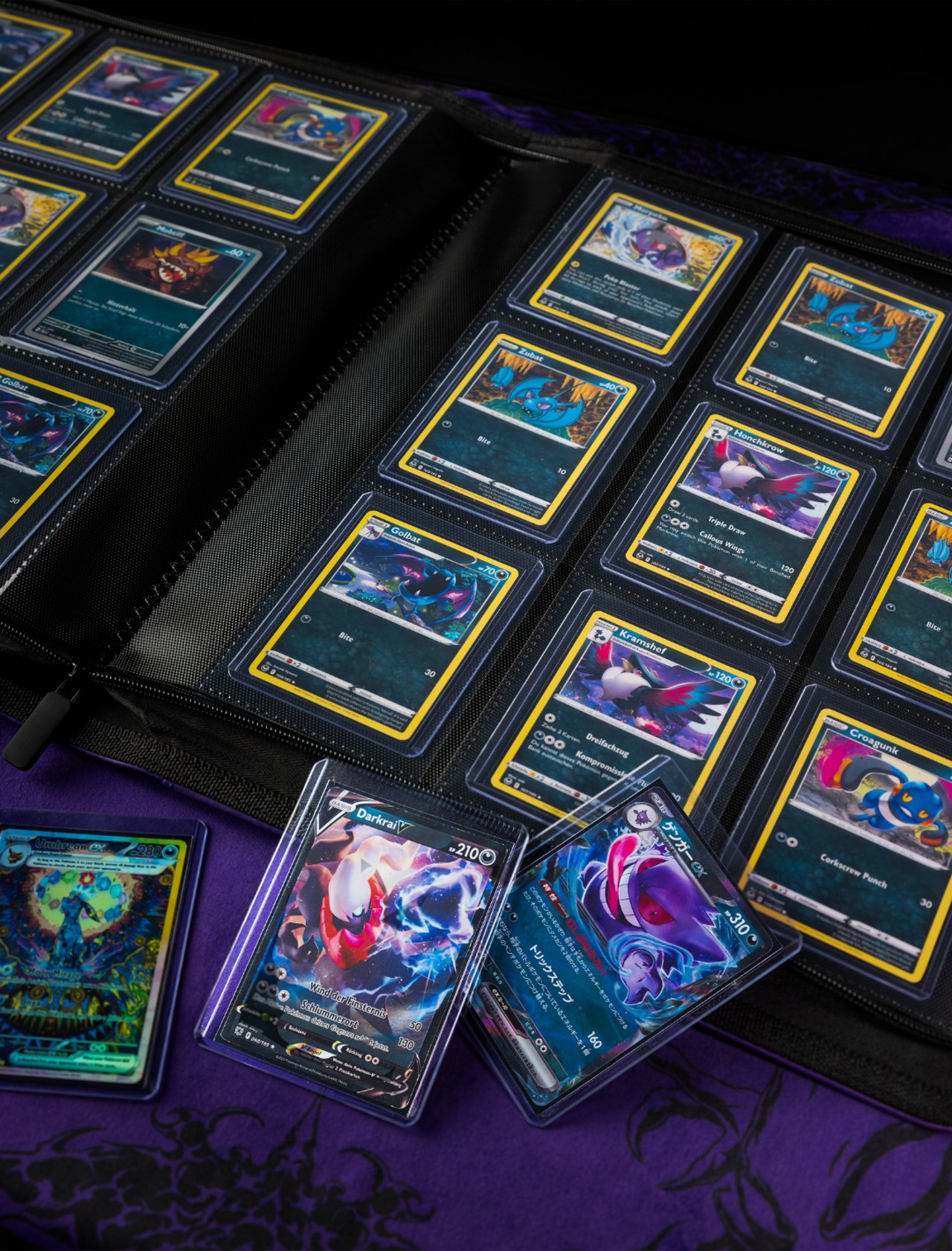 Purple Evil - Toploader Trading Card Binder
