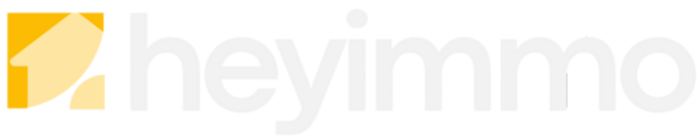 Das Heyimmo-Logo zeigt ein stilisiertes gelbes Haus vor dem weissen Text "heyimmo"