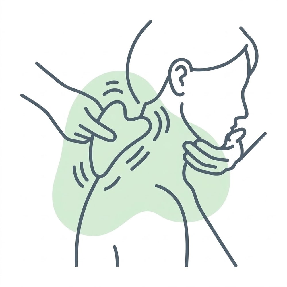 Illustration zur Leistung Gua Sha