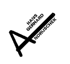 Schwarzes A-Logo mit diagonalem Balken, darüber "HANS GERHARD" und darunter "NDRUSCHEK"