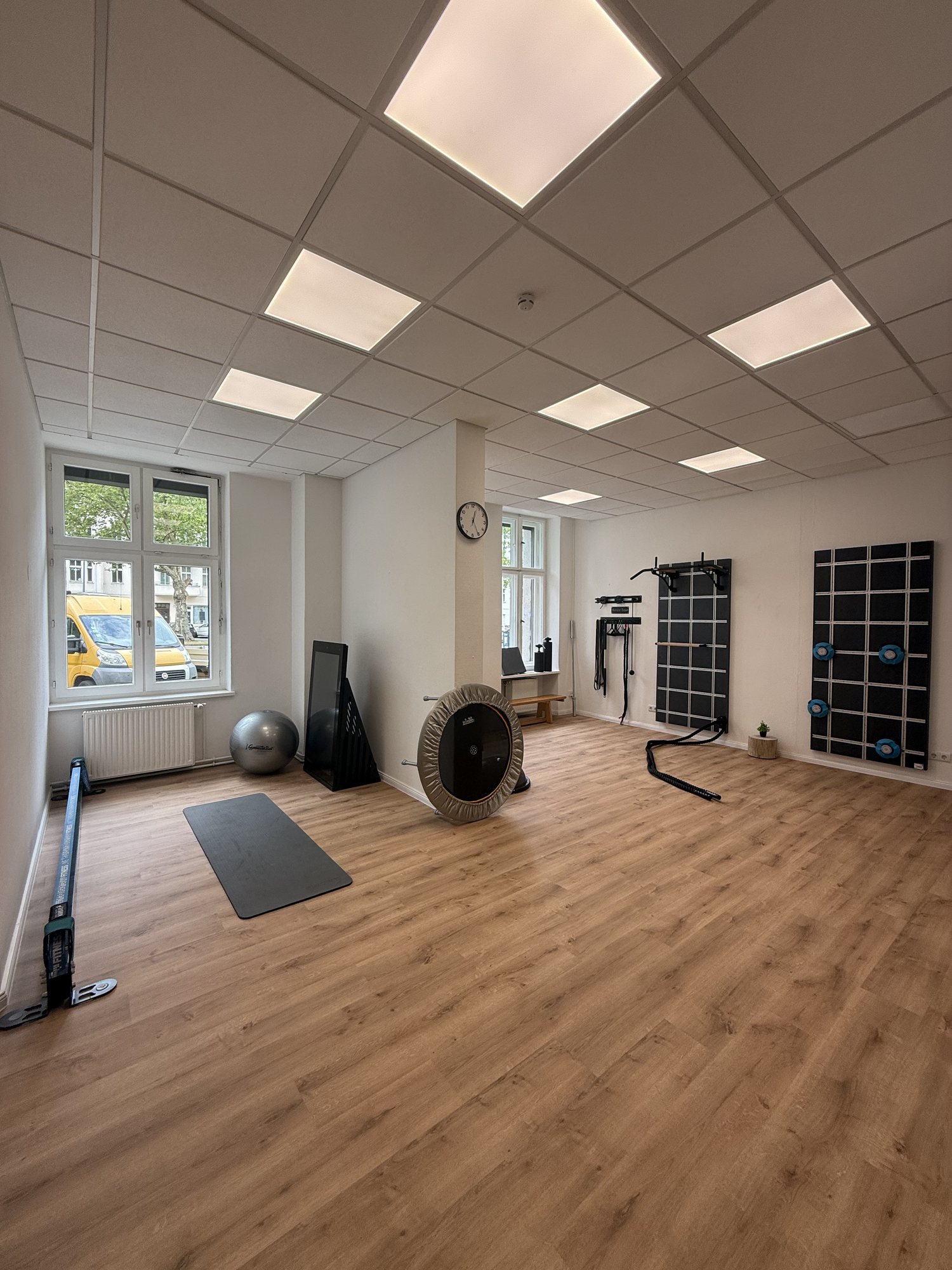 Trainingsraum der Physiotherapie Heilmann in Berlin Prenzlauer Berg