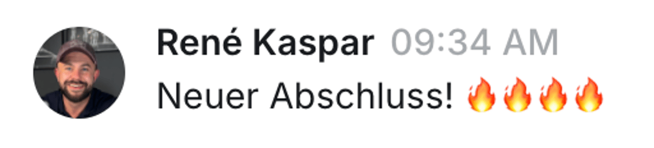 Kundenergebnis aus dem Fitpreneur Collective