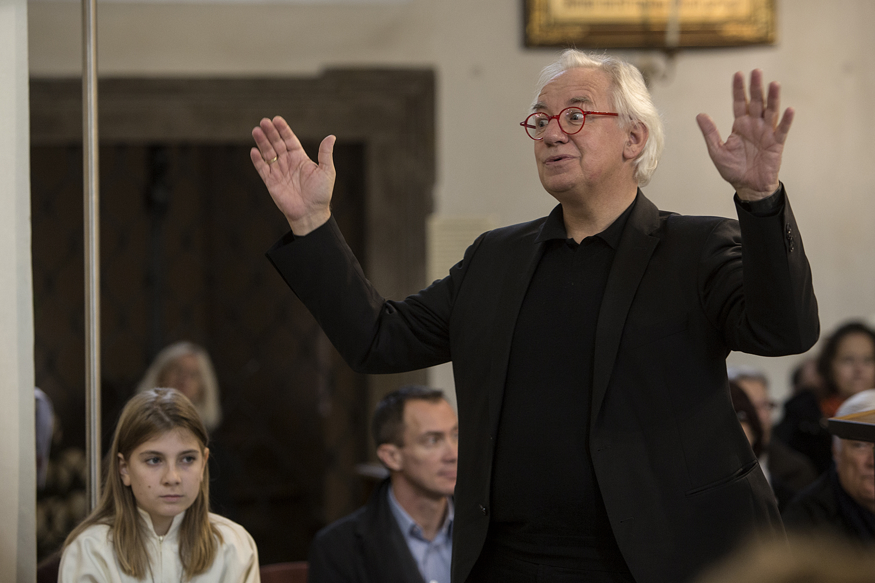 Choir singers during the Mass for Peace by Karl Jenkins, Voices of Spirit 2016, Graz
