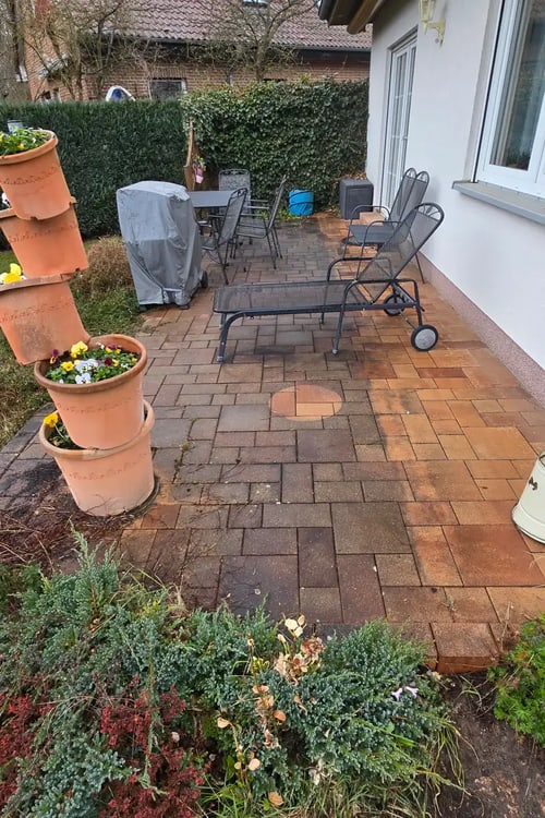 Terrasse – vorher