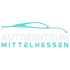 Türkisfarbenes Autosymbol über dem Text "AUTOZENTRUM MITTELHESSEN" 