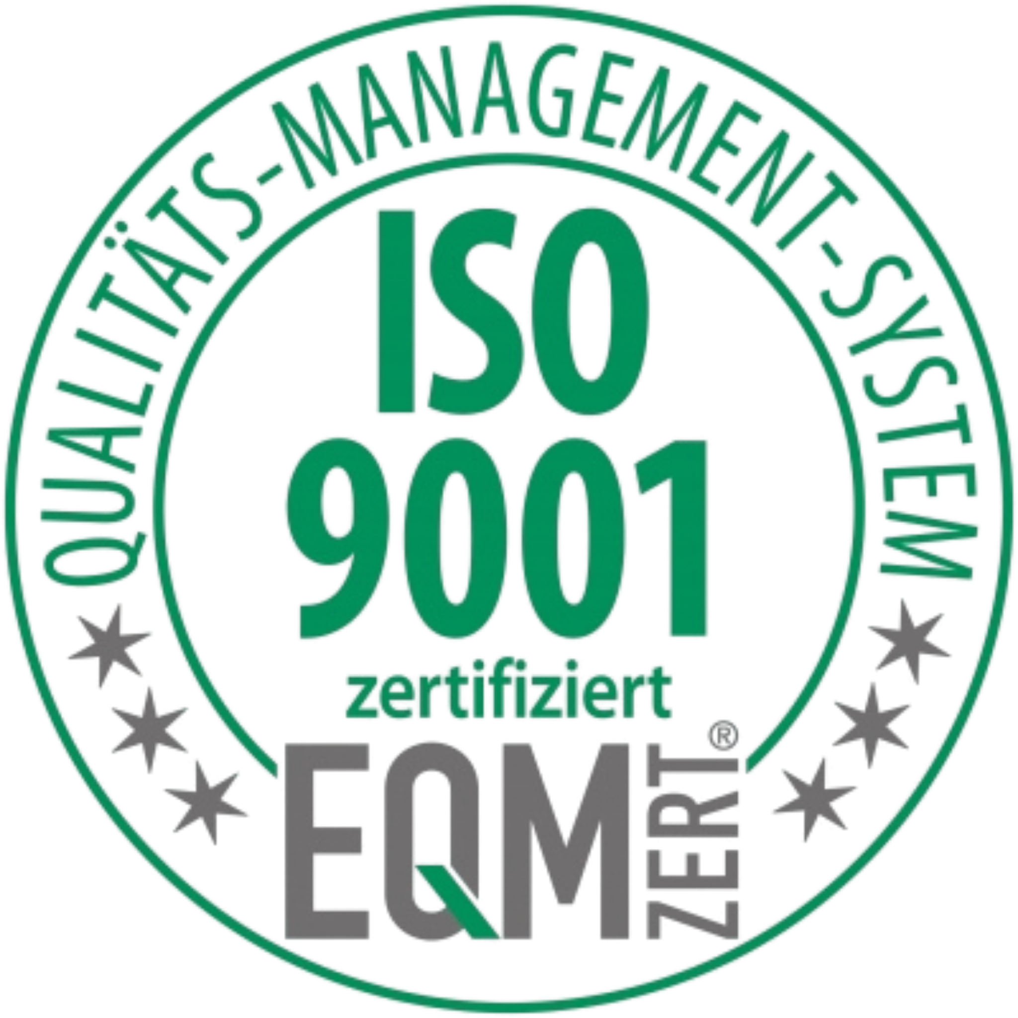 EQM ZERT – Qualitätsmanagementsystem ISO 9001 zertifiziert