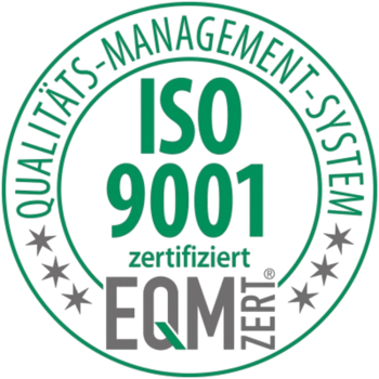 EQM ZERT – Qualitätsmanagementsystem ISO 9001 zertifiziert
