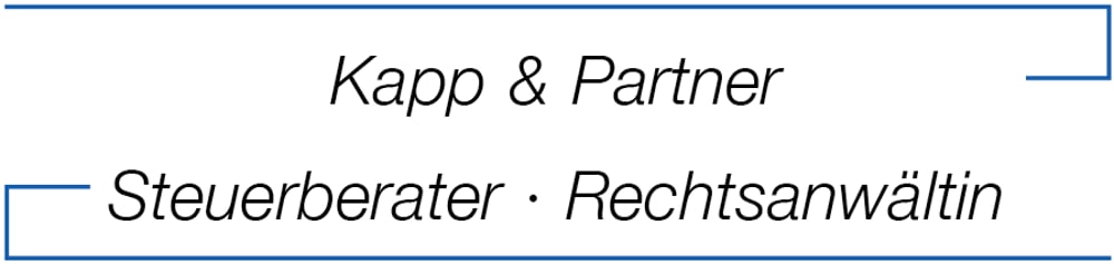 Logo Kapp & Partner Steuerberater • Rechtsanwältin