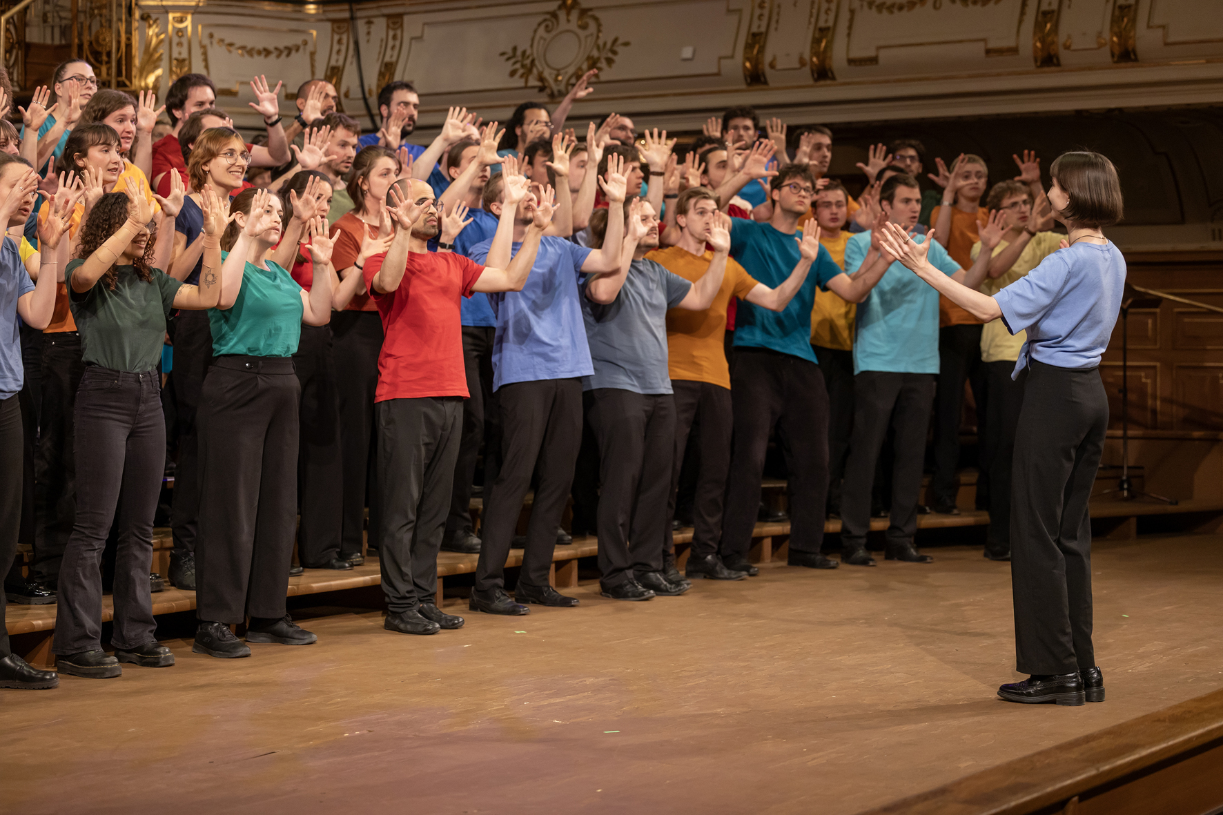 Neue Wiener Stimmen at the opening concert in the Stefaniensaal, Voices of Spirit 2025, Graz