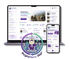 RegioHero 360° Plattform mit Laptop und App für regionale Vernetzung und modulare Services