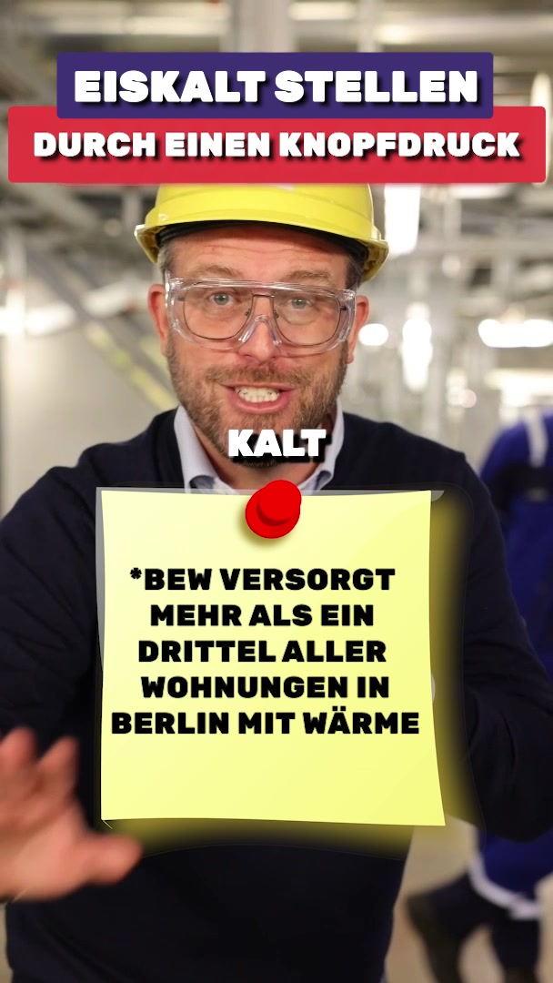Standbild aus dem Video mit zwei Mitarbeitenden der BEW über ihren Arbeitsalltag