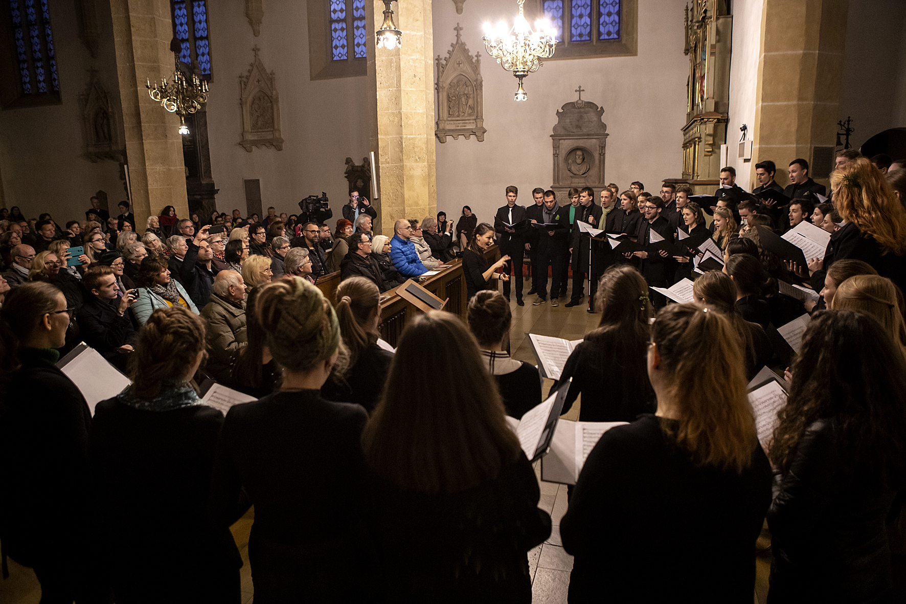Chor der KUG-Musikpädagogik in concert at Voices of Spirit 2018 in Graz