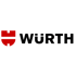 Würth Logo mit rotem Wappen und schwarzem Schriftzug "WÜRTH" auf weißem Hintergrund.