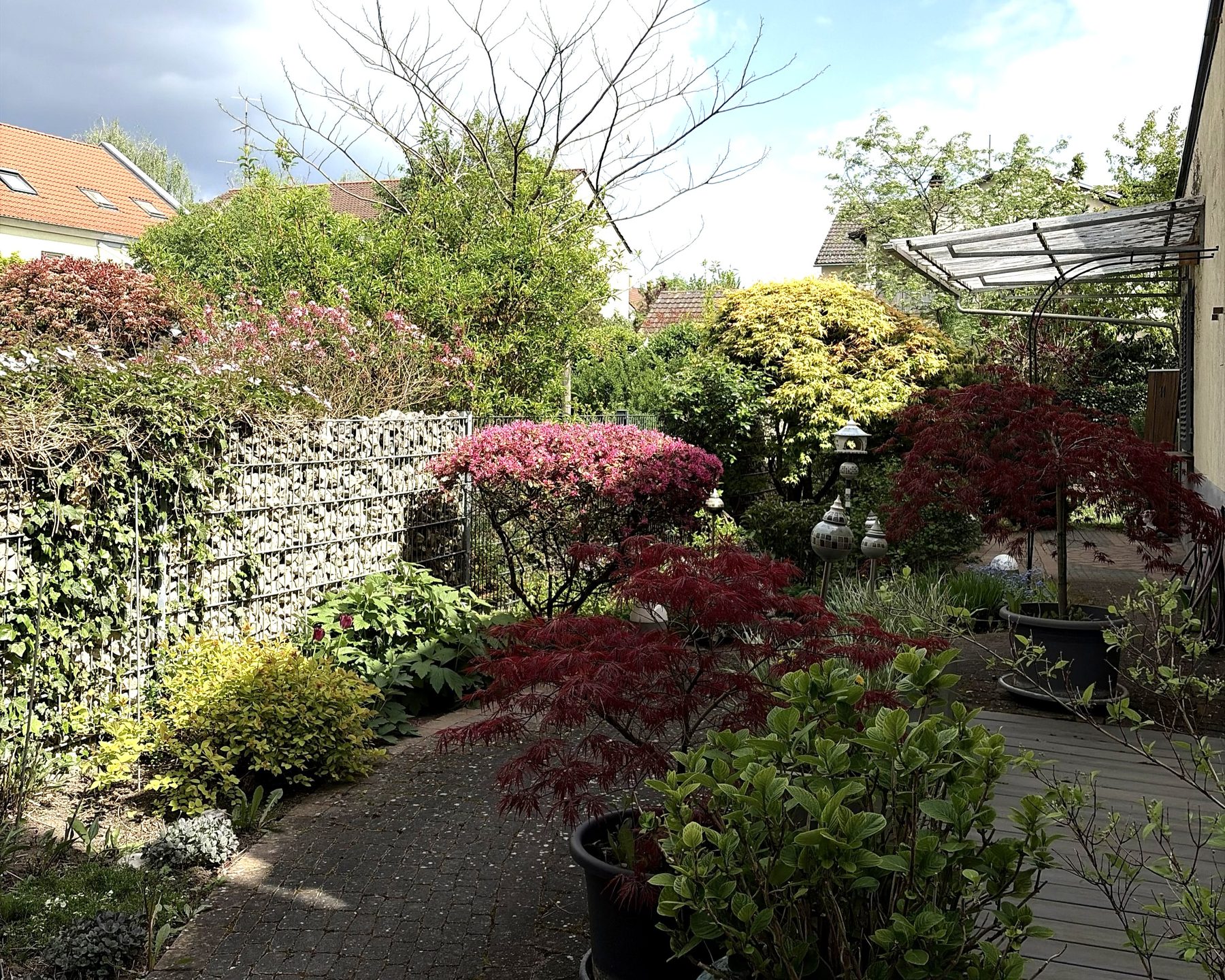 Seitlicher Garten