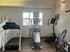 Exercise and rehabilitation area equipped with modern fitness machines