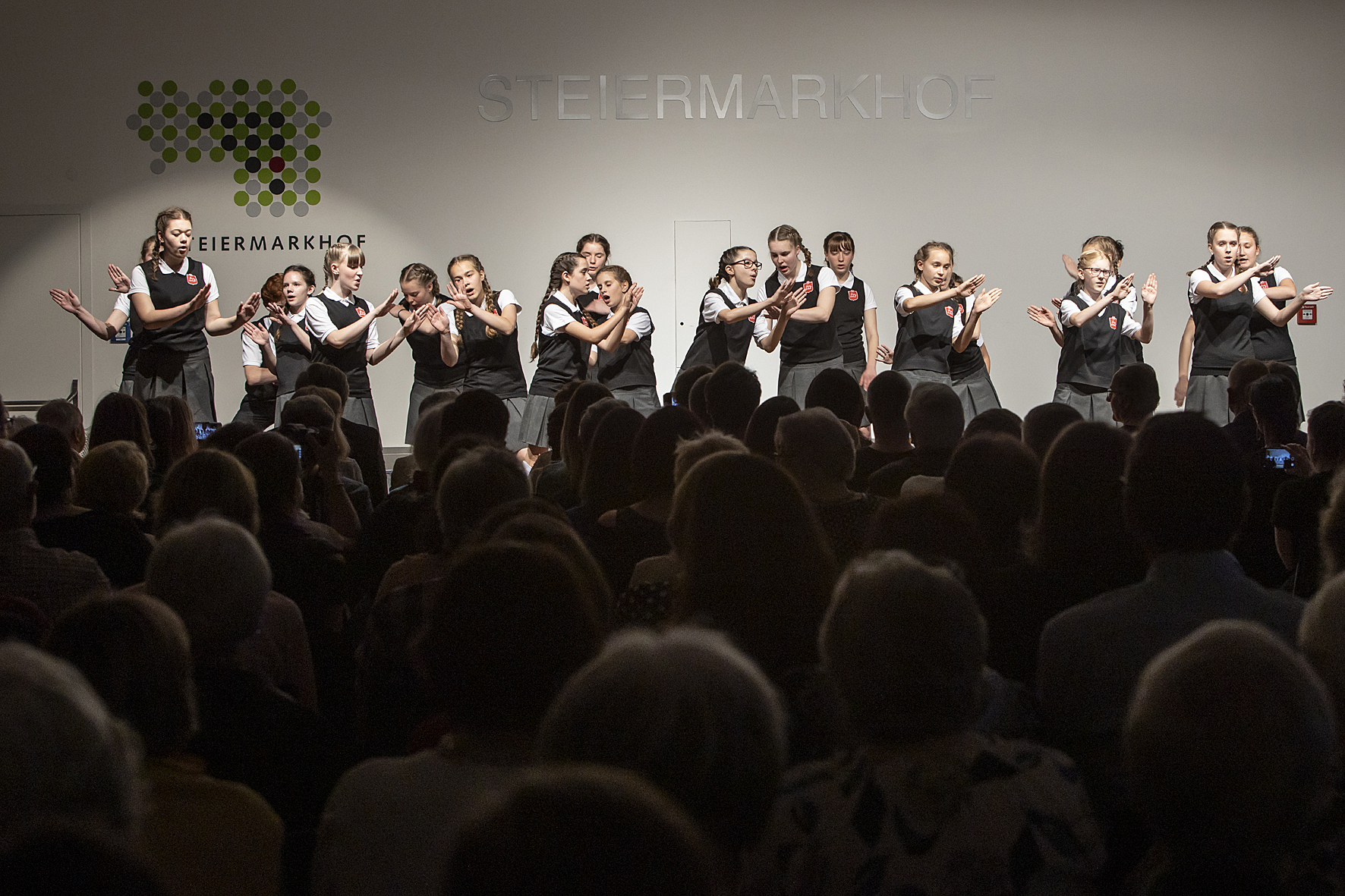 Singschul der Oper Graz performing at Voices of Tomorrow in the Stefaniensaal, Voices of Spirit 2019, Graz