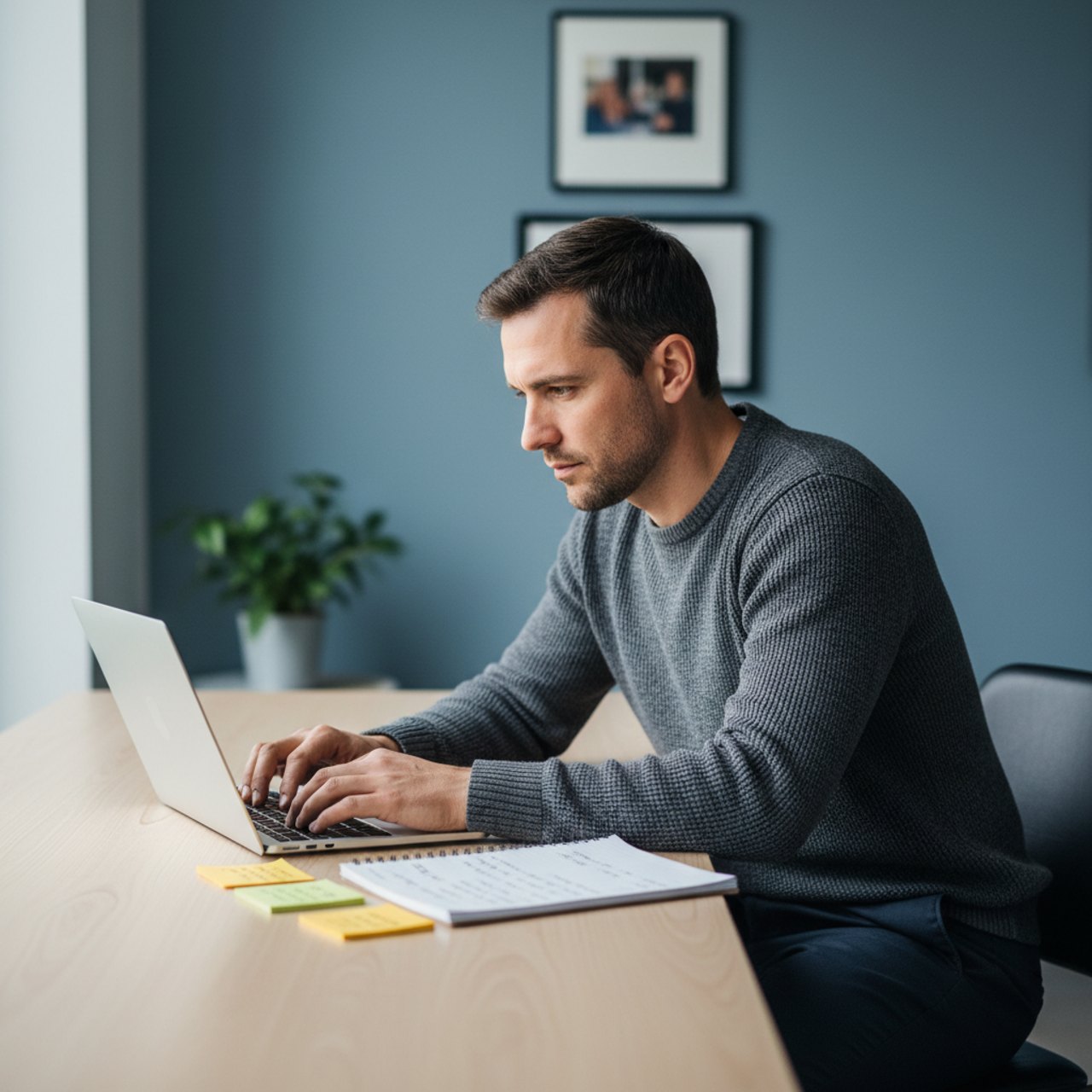 Medewerker met een volle takenlijst op kantoor