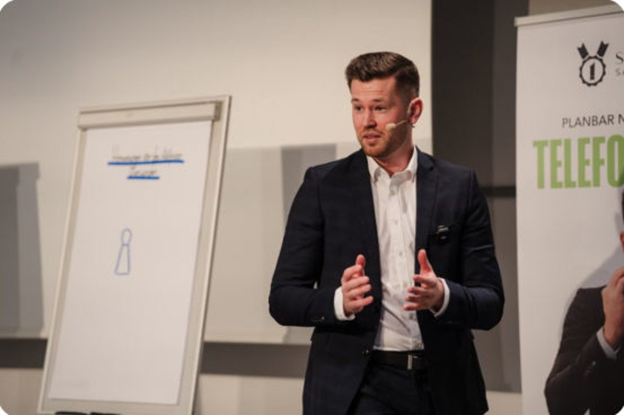 Tim Steininger auf der Bühne