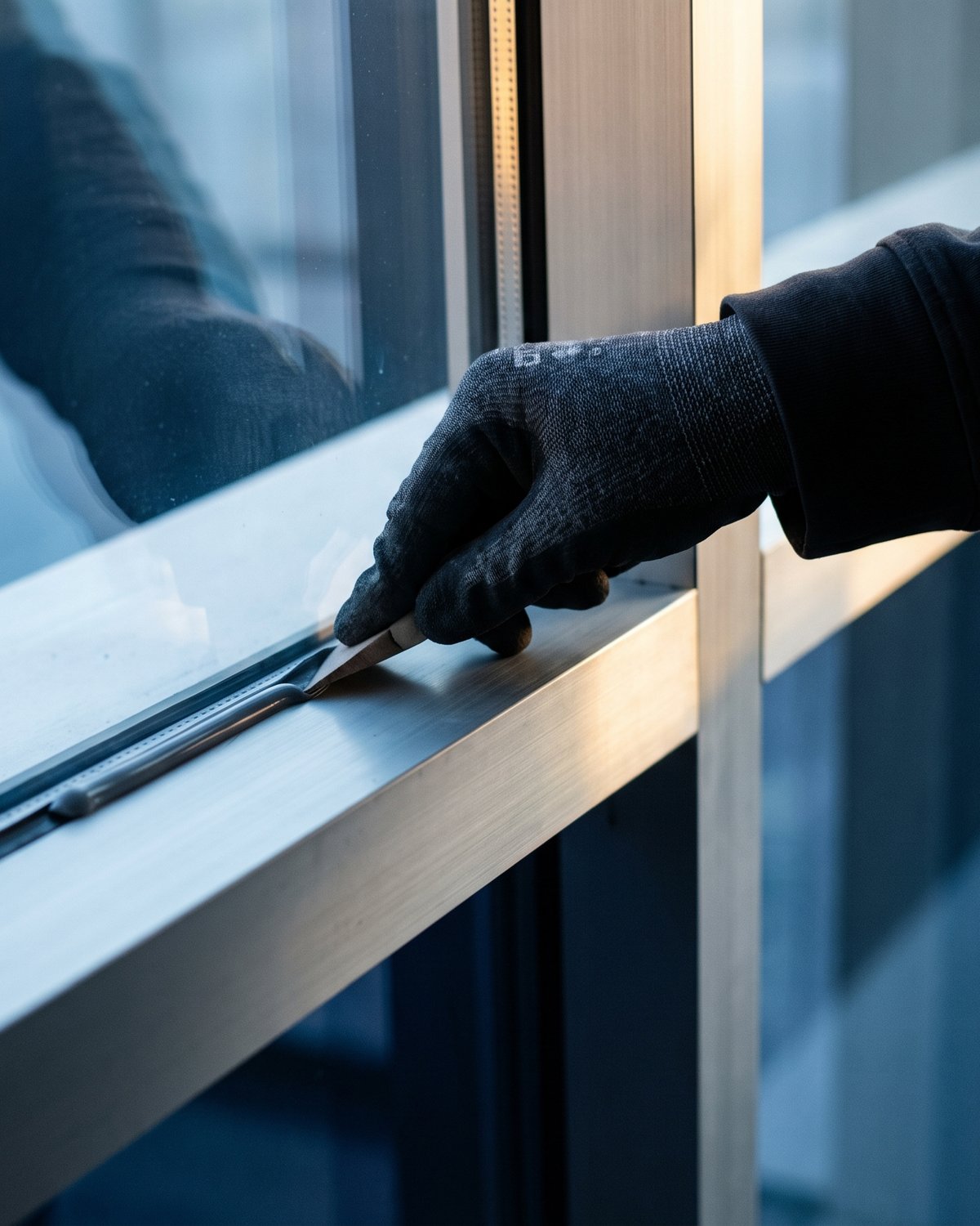 Ausführung einer Anschlussfuge zwischen Fensterrahmen und Glas
