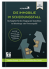 Buchcover "Die Immobilie im Scheidungsfall" mit zerbrochenem Haus und Text "NEU AUFLAGE".