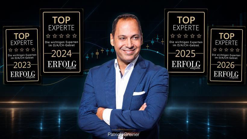 Patrick Greiner &ndash; TOP Experte ERFOLG Magazin 2023&ndash;2026