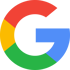 Buntes Google "G" Logo in Rot, Gelb, Grün und Blau.