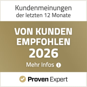 ProvenExpert: Von Kunden empfohlen 2026