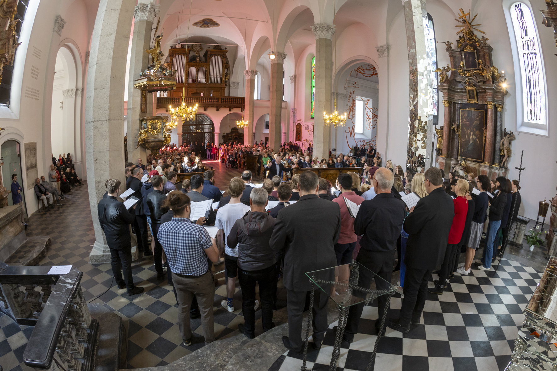 Concert of the festival choirs in the Andräkirche, Voices of Spirit 2024, Graz