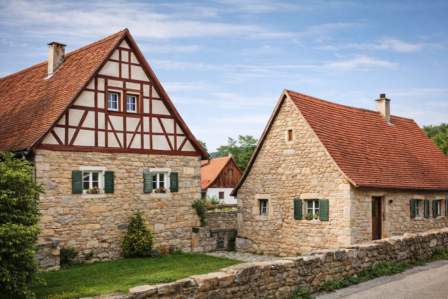 Traditionelle Architektur Oberpfalz