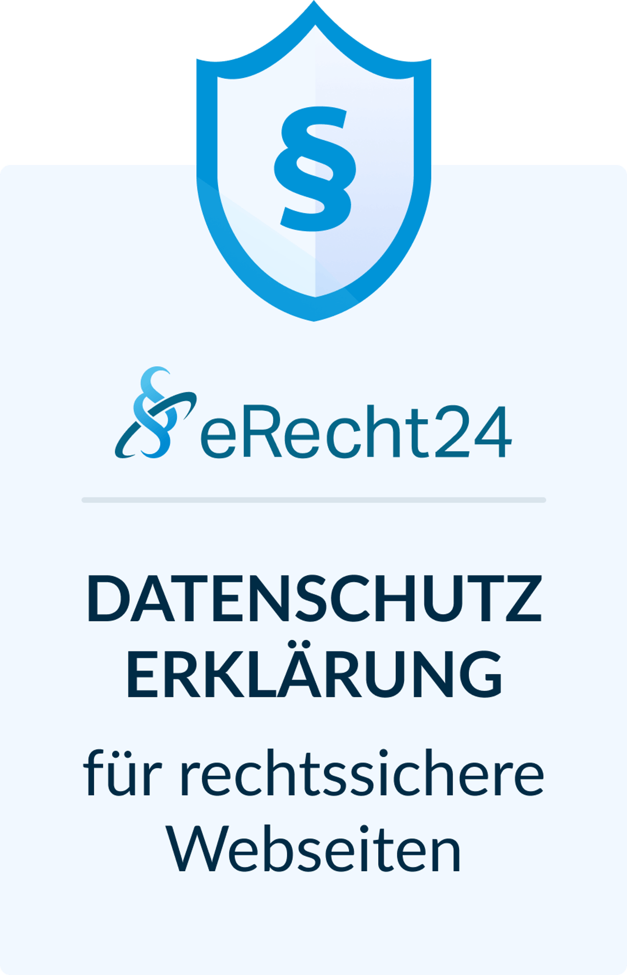 eRecht24 Datenschutzerklaerung