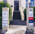 Wegleitsystem und Beschilderung der Villa Venture in Frechen
