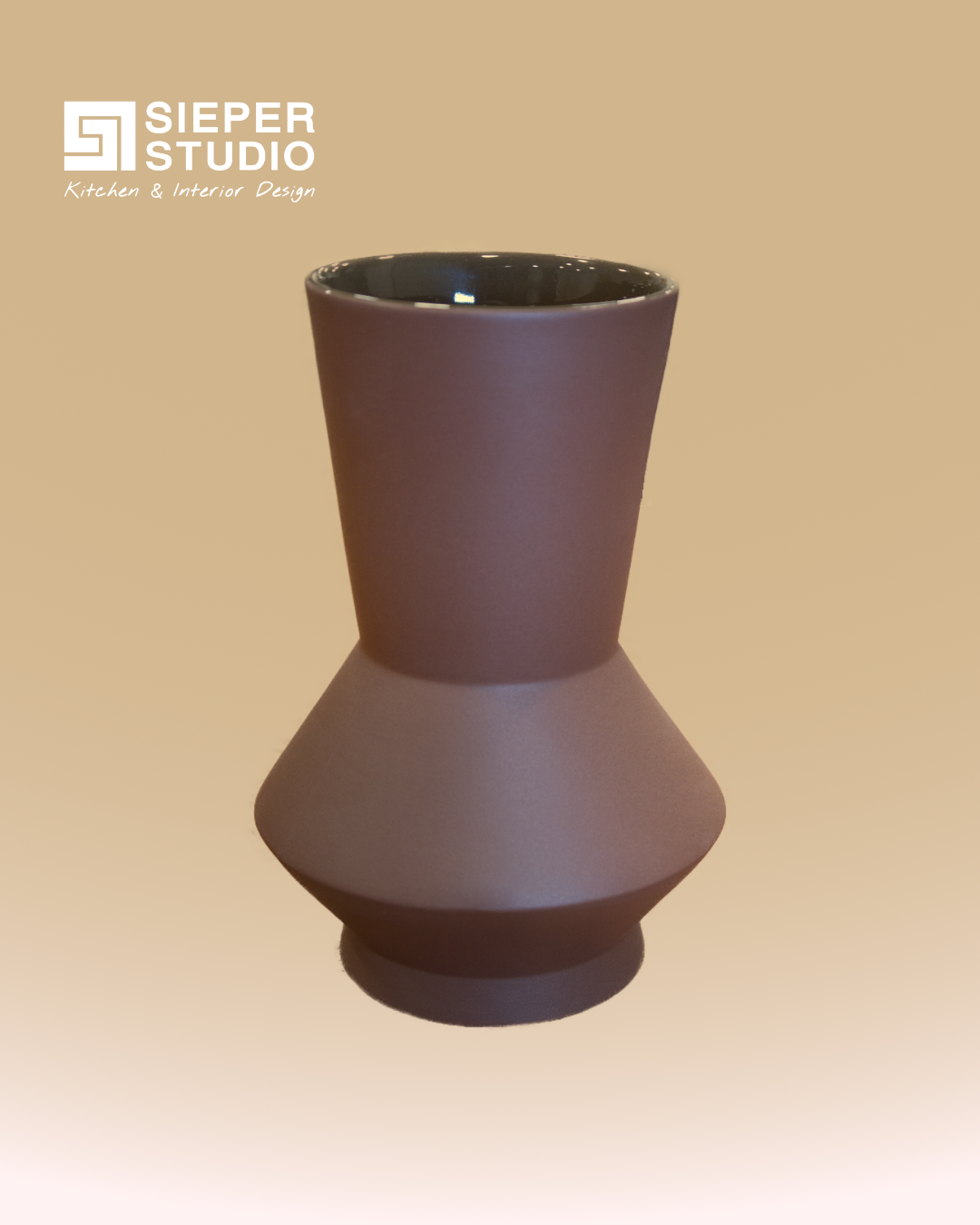 Jarrón decorativo disponible en Sieper Studio Tenerife