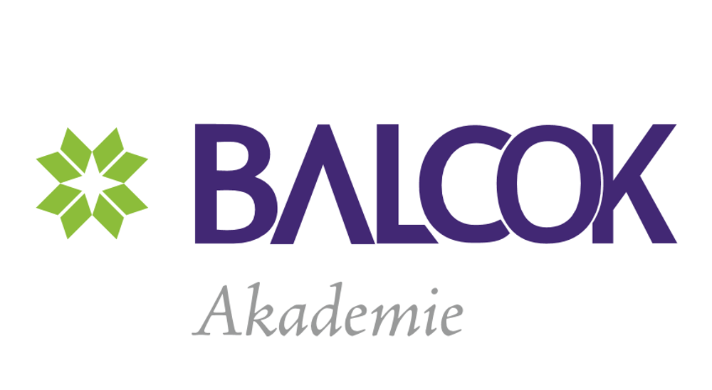 Logos von "BALCOK Akademie" mit grünem Stern und "Markaz Najm" mit arabischem Muster auf grünem Hintergrund.