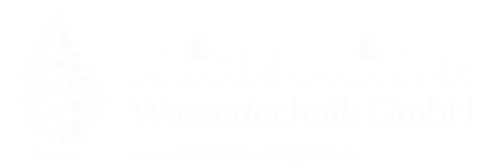 Grünes Logo mit weißer Tanne und dem Text "MÖNKEMÖLLER Wassertechnik GmbH" sowie der URL.