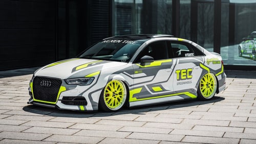 Sportliche TEC Speedwheels Leichtmetallfelge mit dynamischem Speichendesign
