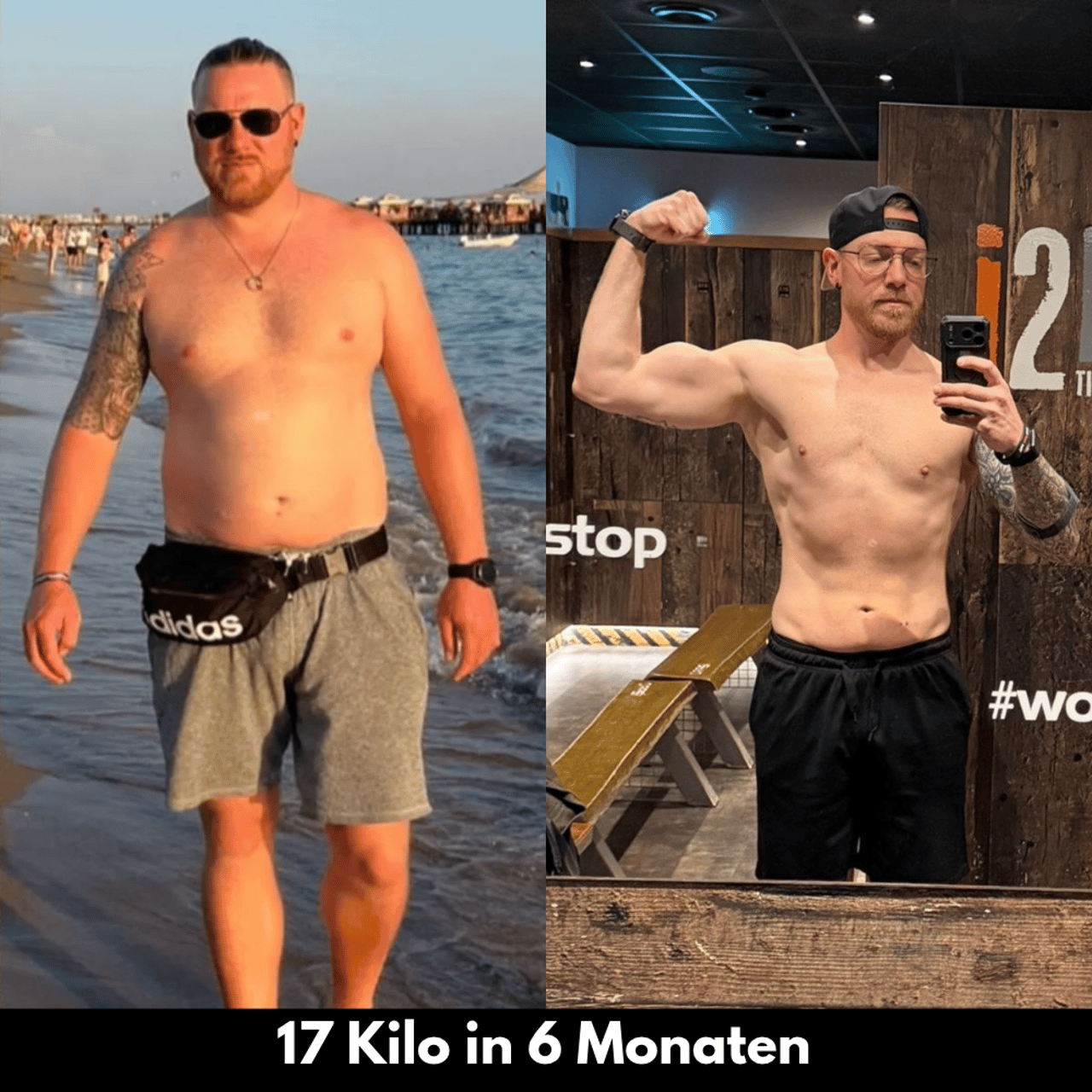 17 Kilo in 6 Monaten