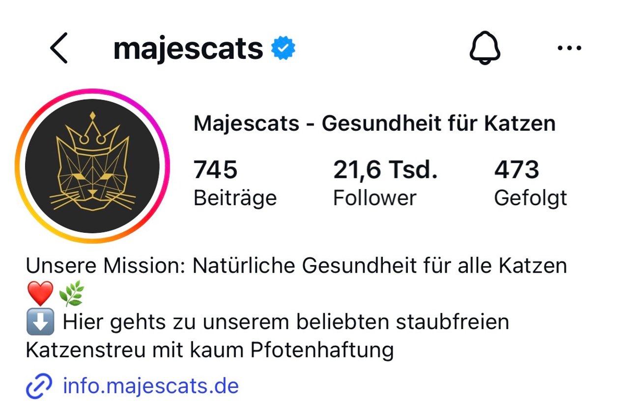 Majescats auf Instagram