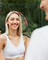 Active woman managing sports injury recovery with confidence