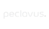 PecLavus Logo, weißer Text auf grünem Hintergrund.