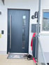 Austausch Haustüre aus Aluminium mit Glas