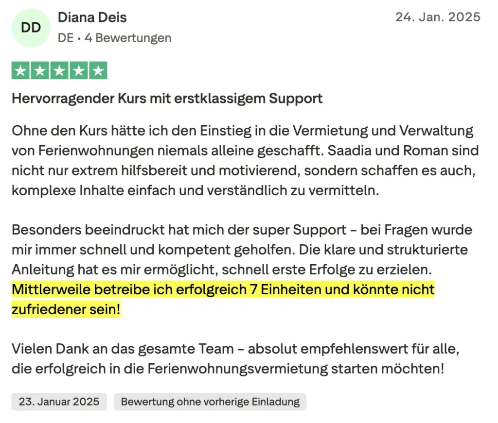 Kundenbewertung