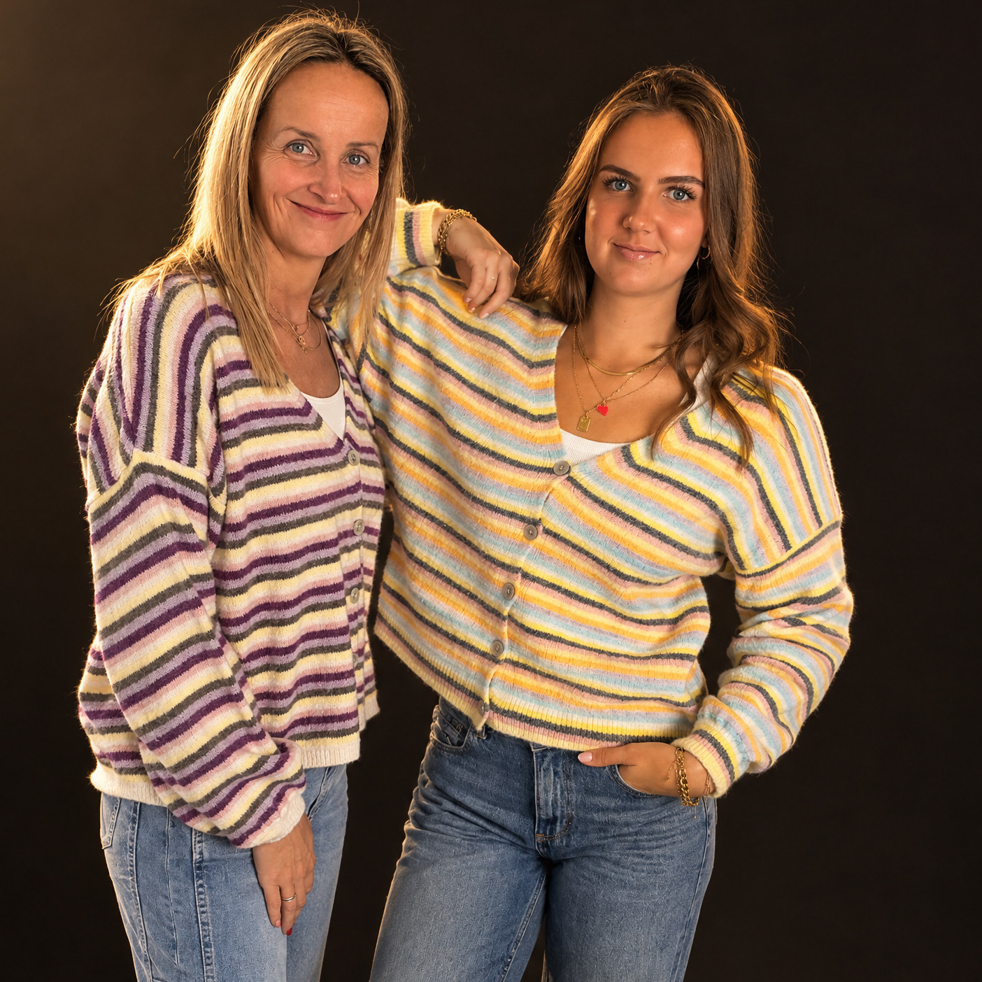 Gestreifte Strickjacken bei MYWILMA