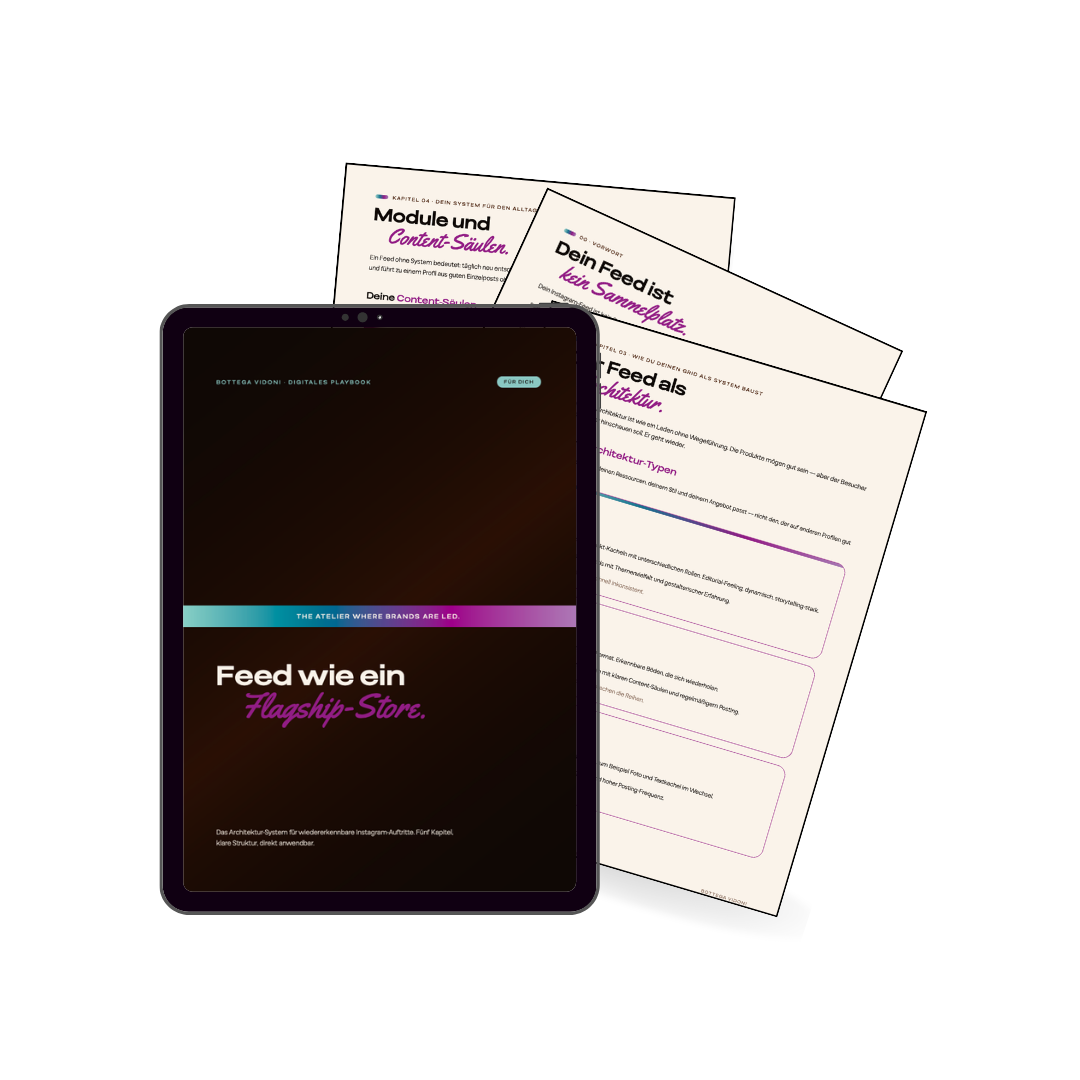 Vorschau des Playbooks Feed wie ein Flagship-Store