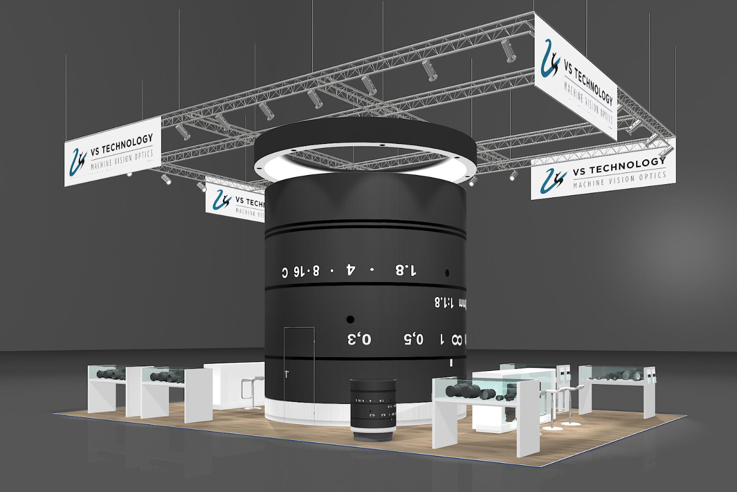 VS Technology Messestand Visualisierung