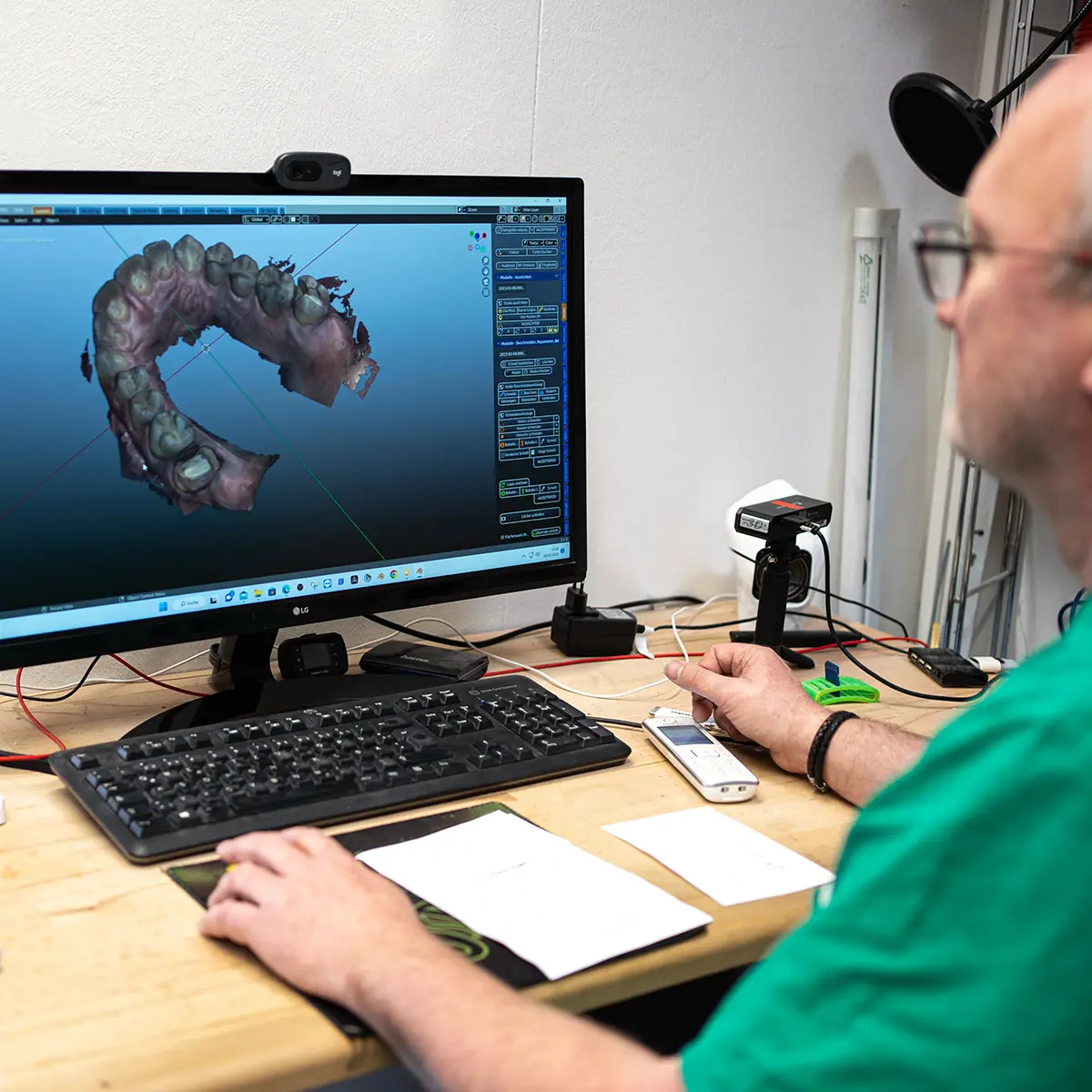 Arbeitsplatz im Labor