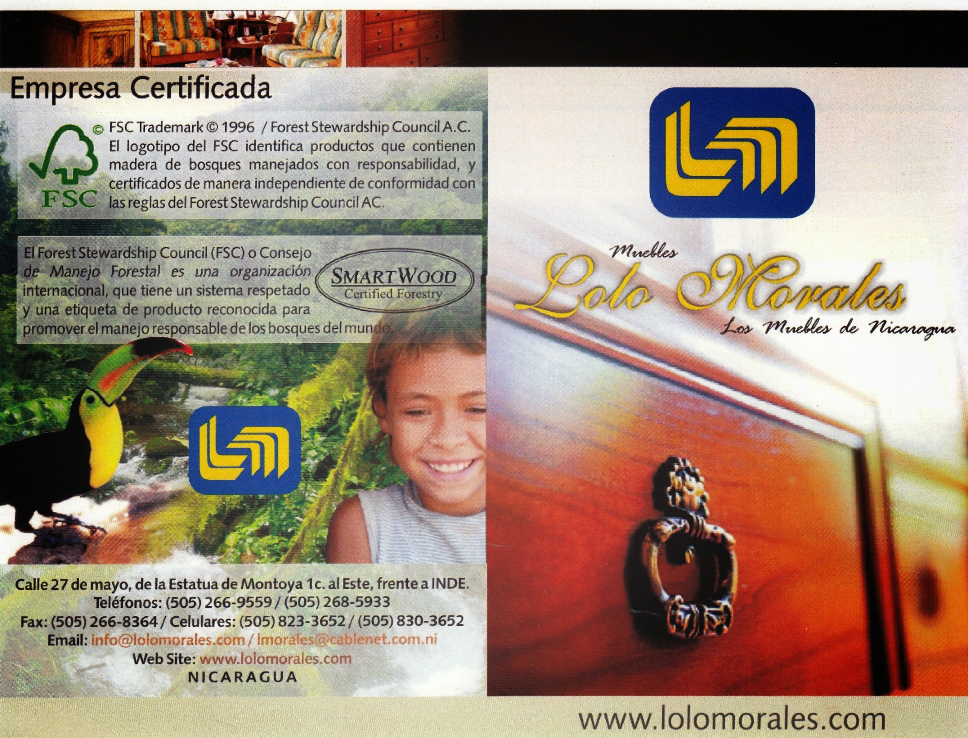 SmartWood FSC · Certificación de cadena de custodia Muebles Lolo Morales
